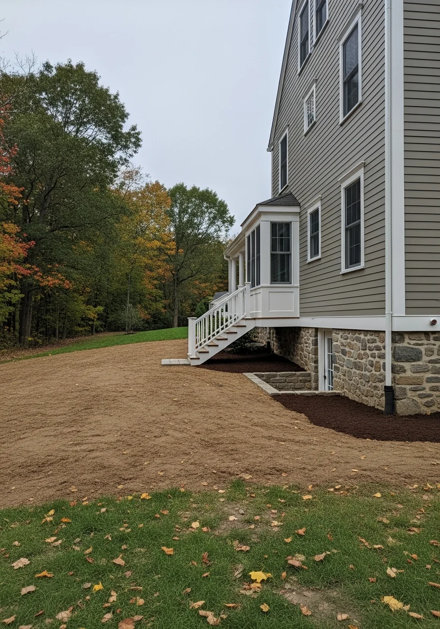 Detailed view of professional workmanship on a Middlebury home exterior.